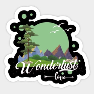 Travel addict love Explore the world summer design holidays vacation Sticker